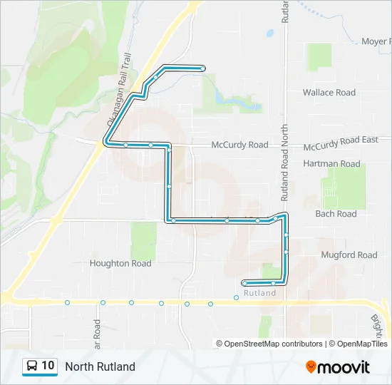 10 Bus Line Map