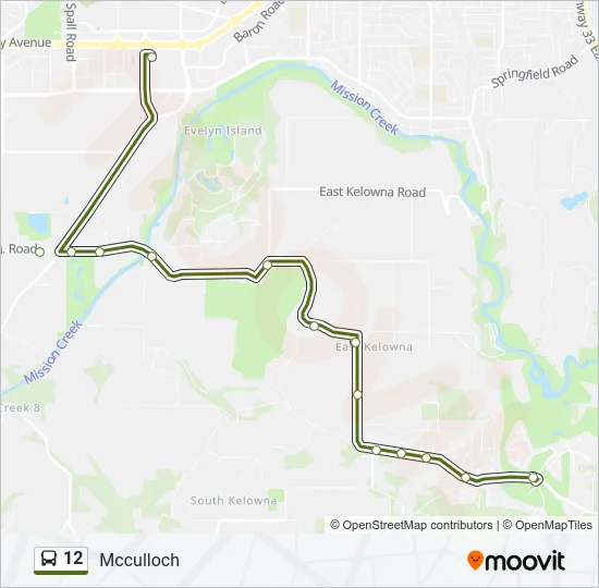 12 Bus Line Map
