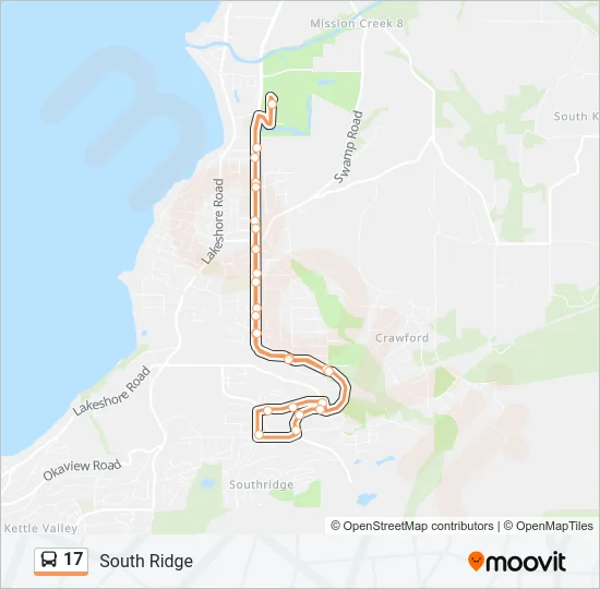 17 Bus Line Map