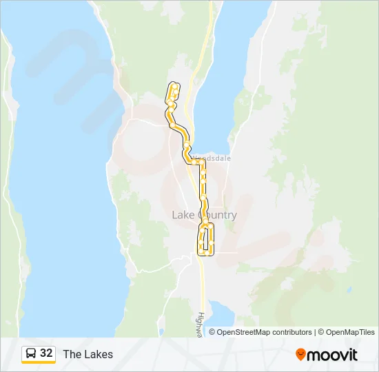 32 Bus Line Map