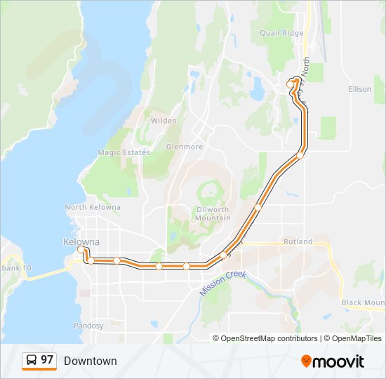 97 bus Line Map