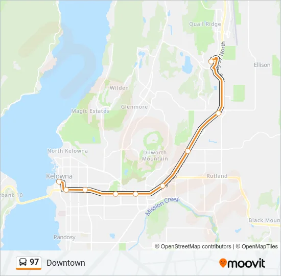 97 Bus Line Map
