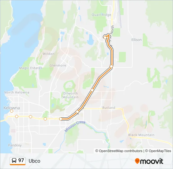 97 Bus Line Map