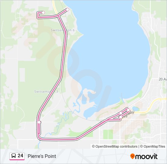 24 Bus Line Map
