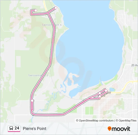 24 Bus Line Map
