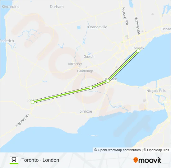 FLIXBUS 2702 Bus Line Map