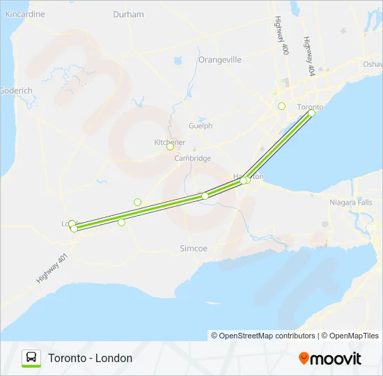 FLIXBUS 2702 Bus Line Map