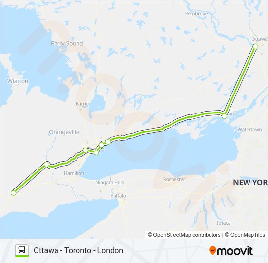 FLIXBUS 2710 bus Line Map