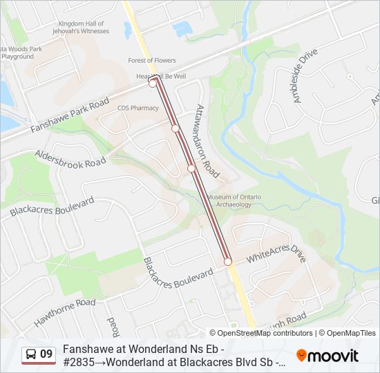 09 Bus Line Map