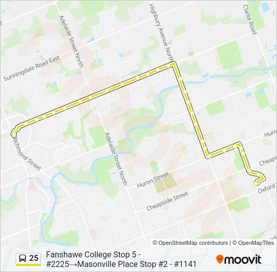 25  Line Map