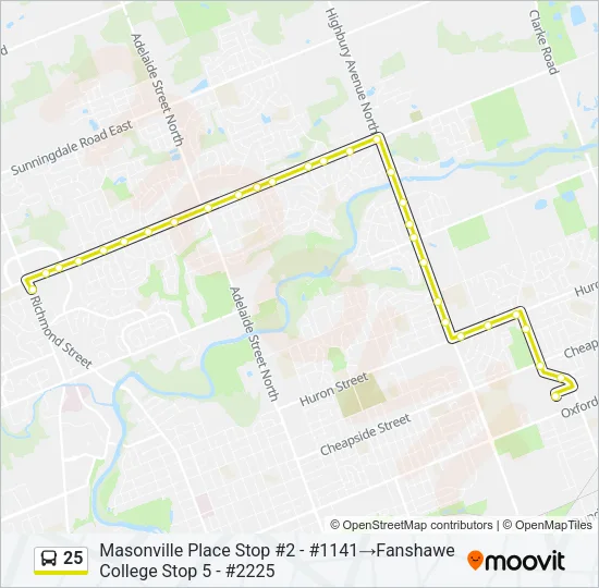 25  Line Map