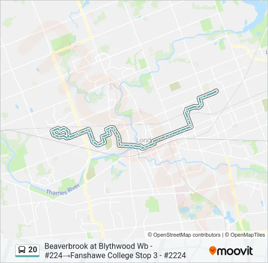 20  Line Map