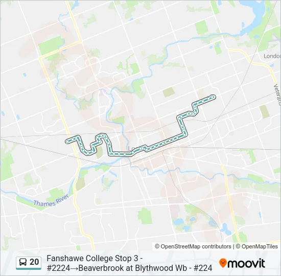 20  Line Map
