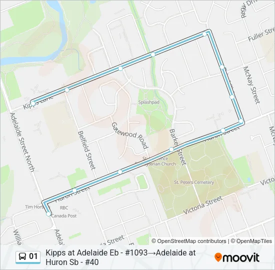 01 Bus Line Map