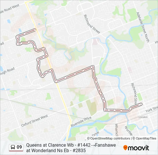 09 Bus Line Map