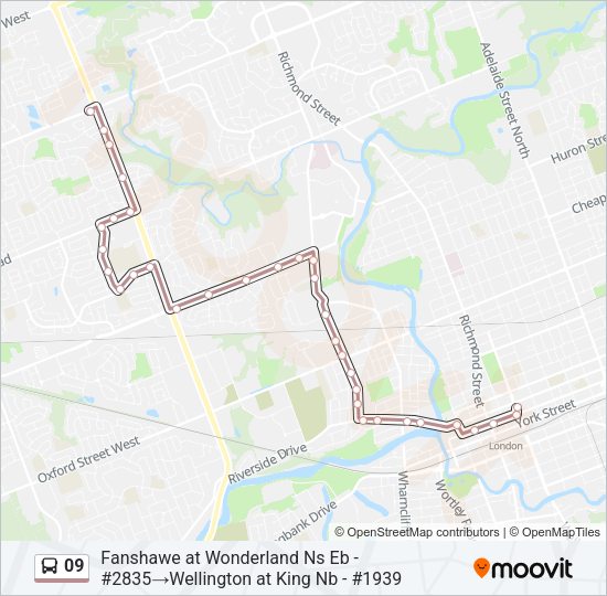 09 Bus Line Map