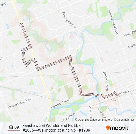 09 Bus Line Map
