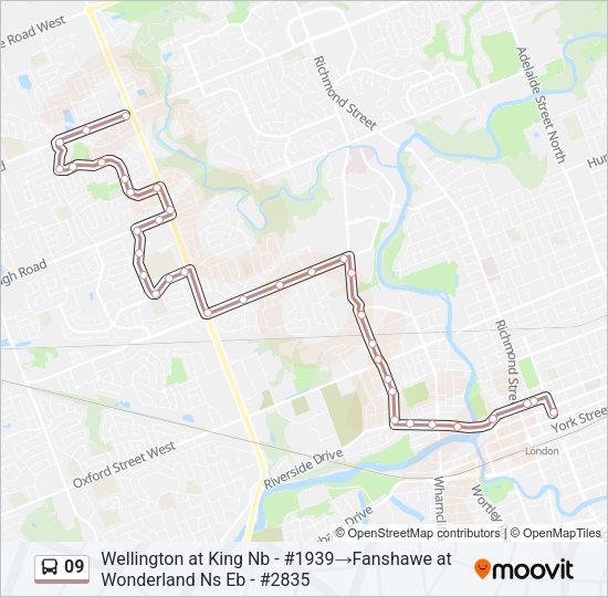 09 Bus Line Map