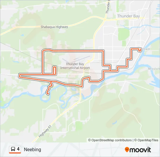 4 Bus Line Map
