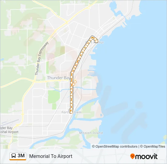 3M Bus Line Map