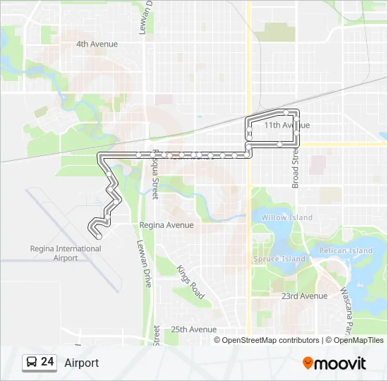 24 Bus Line Map