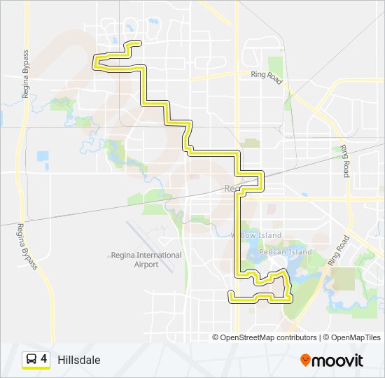 4 Bus Line Map