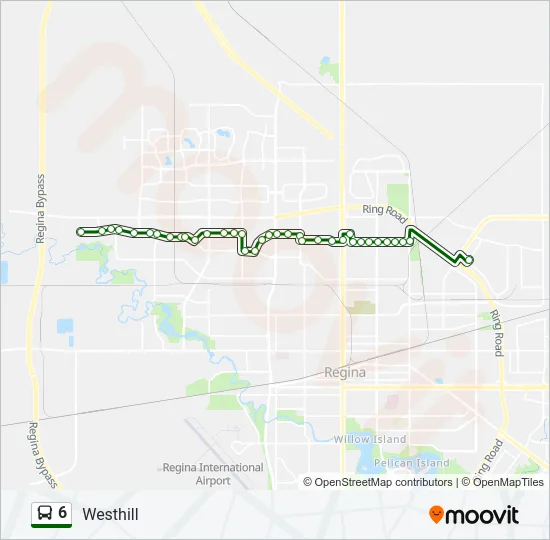 6 Bus Line Map