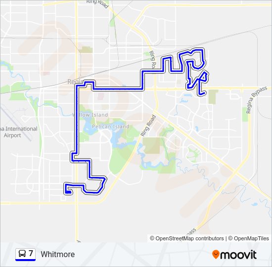 7 Bus Line Map