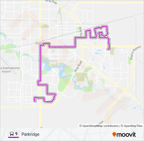 9 Bus Line Map