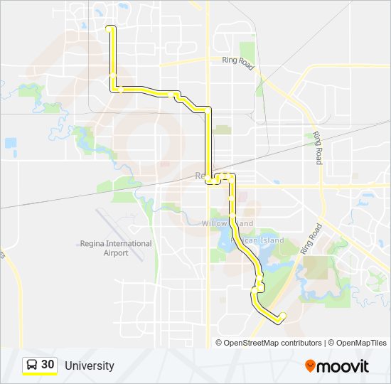 30 Bus Line Map