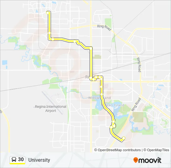 30 Bus Line Map