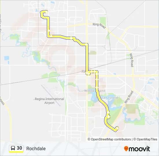 30 Bus Line Map