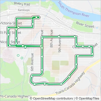 6 Bus Line Map
