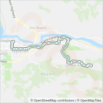 16 Bus Line Map