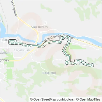 16 Bus Line Map