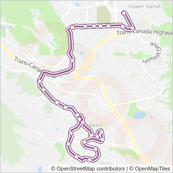 74 Bus Line Map