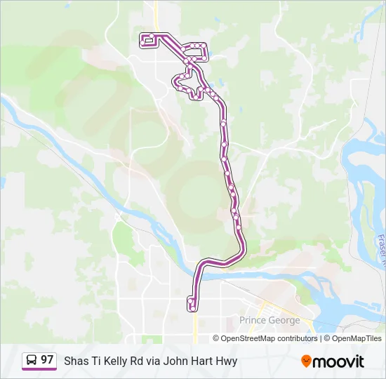 97 Bus Line Map