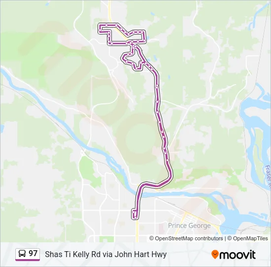 97 Bus Line Map