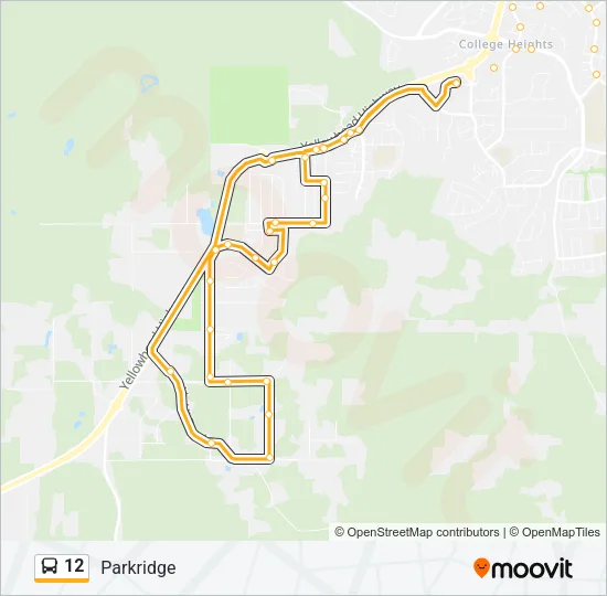 12 Bus Line Map