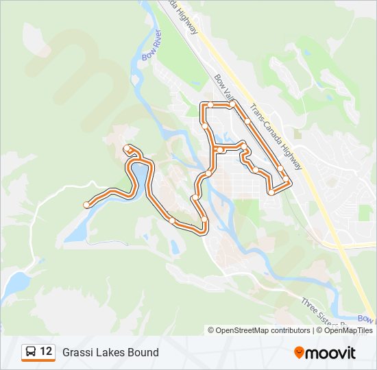 12 Bus Line Map