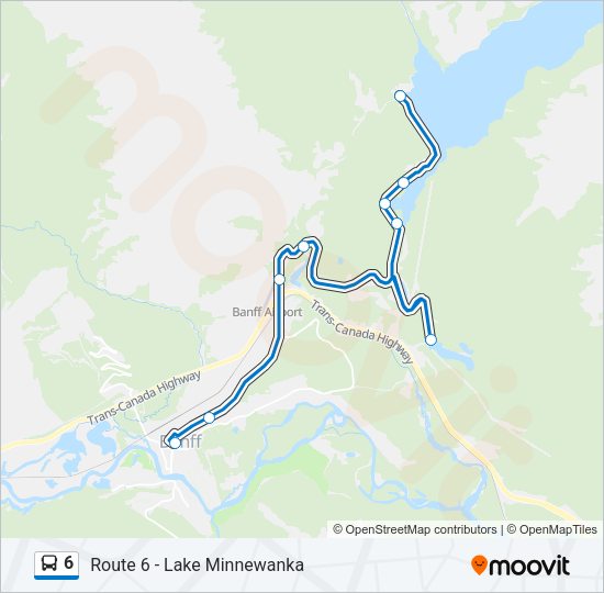 6 Bus Line Map