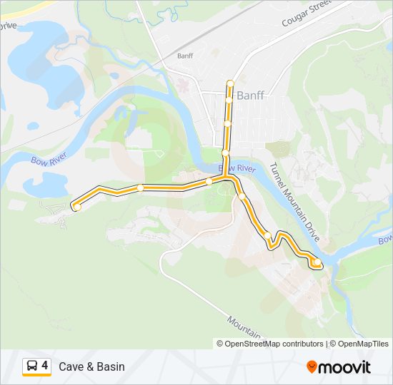 4 Bus Line Map