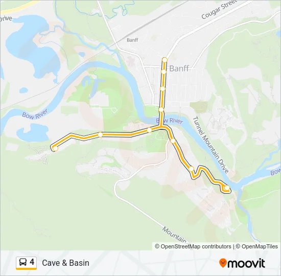 4 Bus Line Map