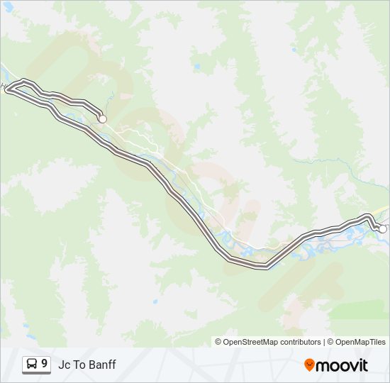 9 Bus Line Map