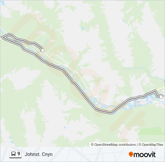 9 Bus Line Map