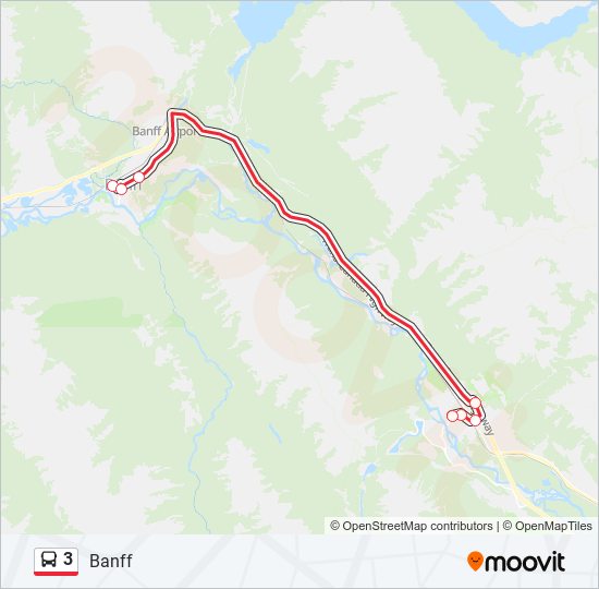 3 Bus Line Map