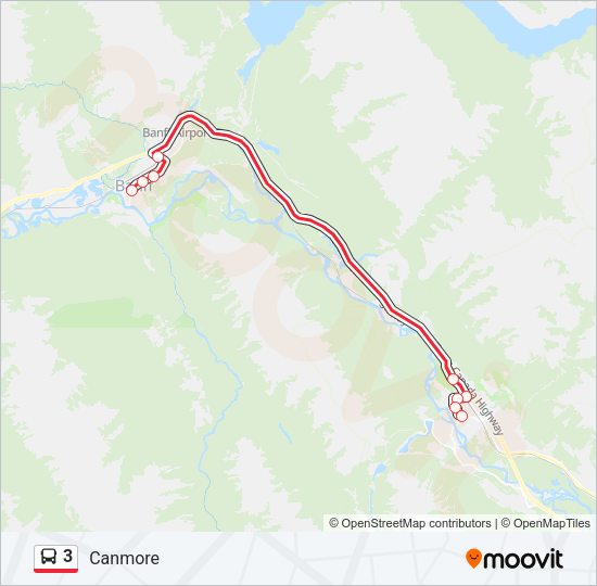 3 Bus Line Map