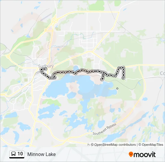 10 Bus Line Map