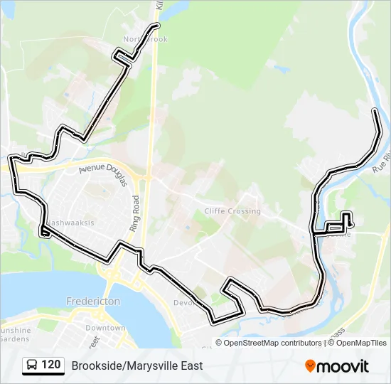 120 Bus Line Map