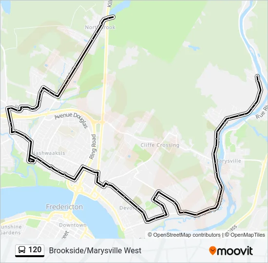 120 Bus Line Map